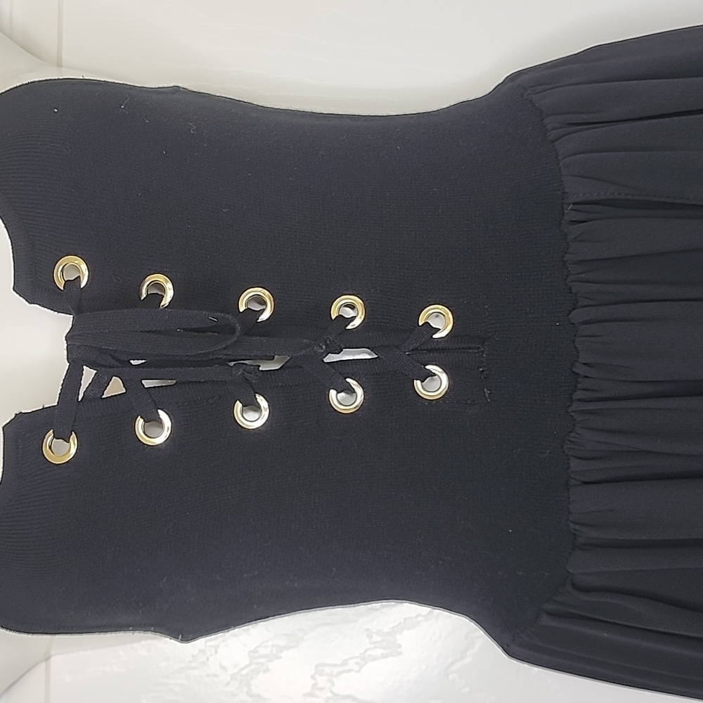 Hera Collection Sleevless Black Maxi Dress Size Medium - Picture 5 of 14